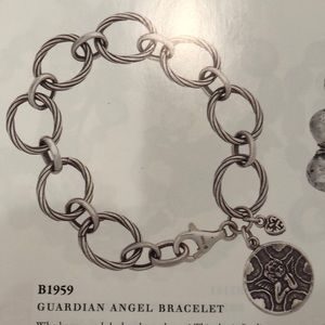 Silpada Sterling Silver Guardian Angel Bracelet